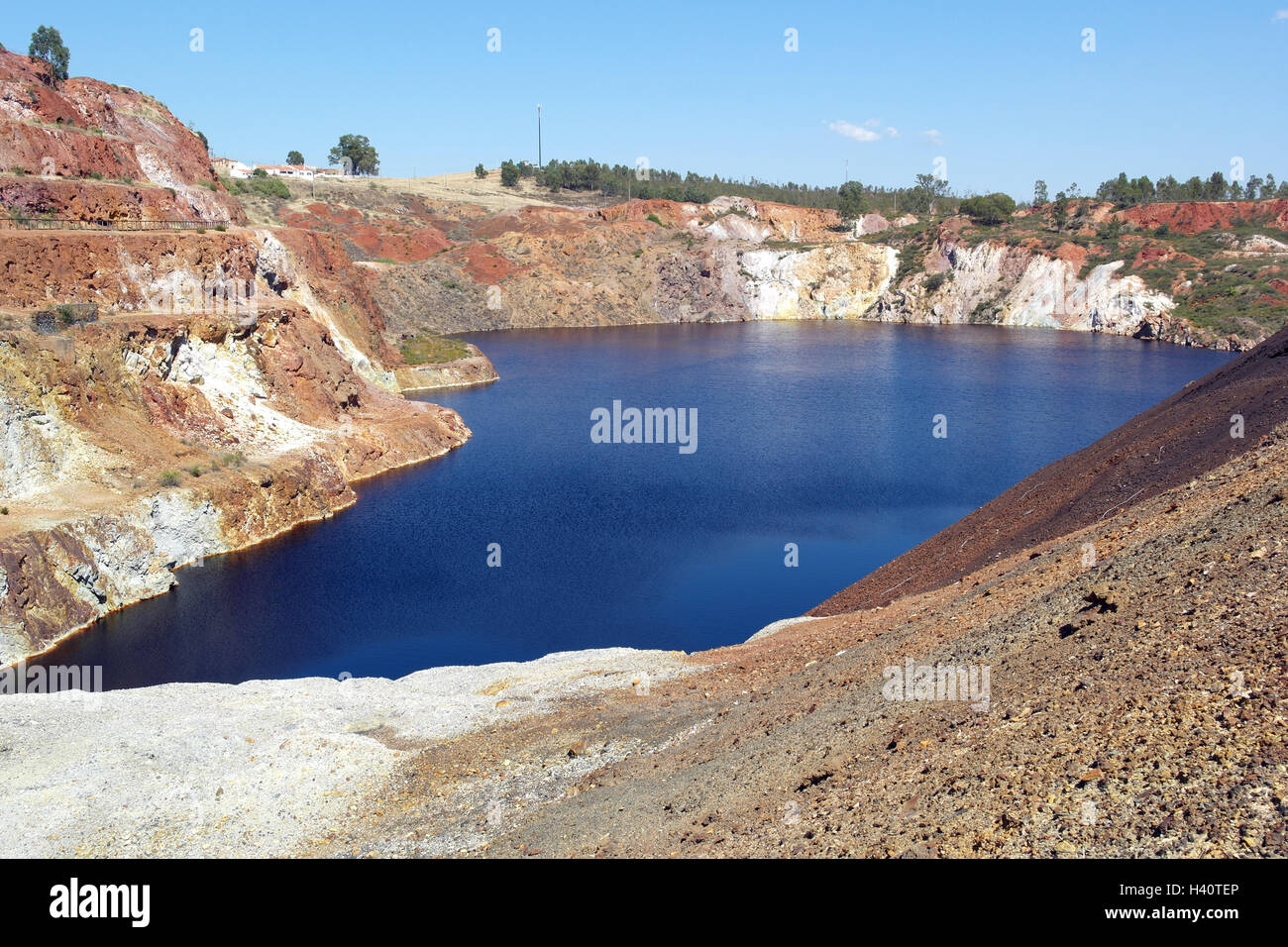Sao Domingos Mine, Alentejo, Portugal Banque D'Images