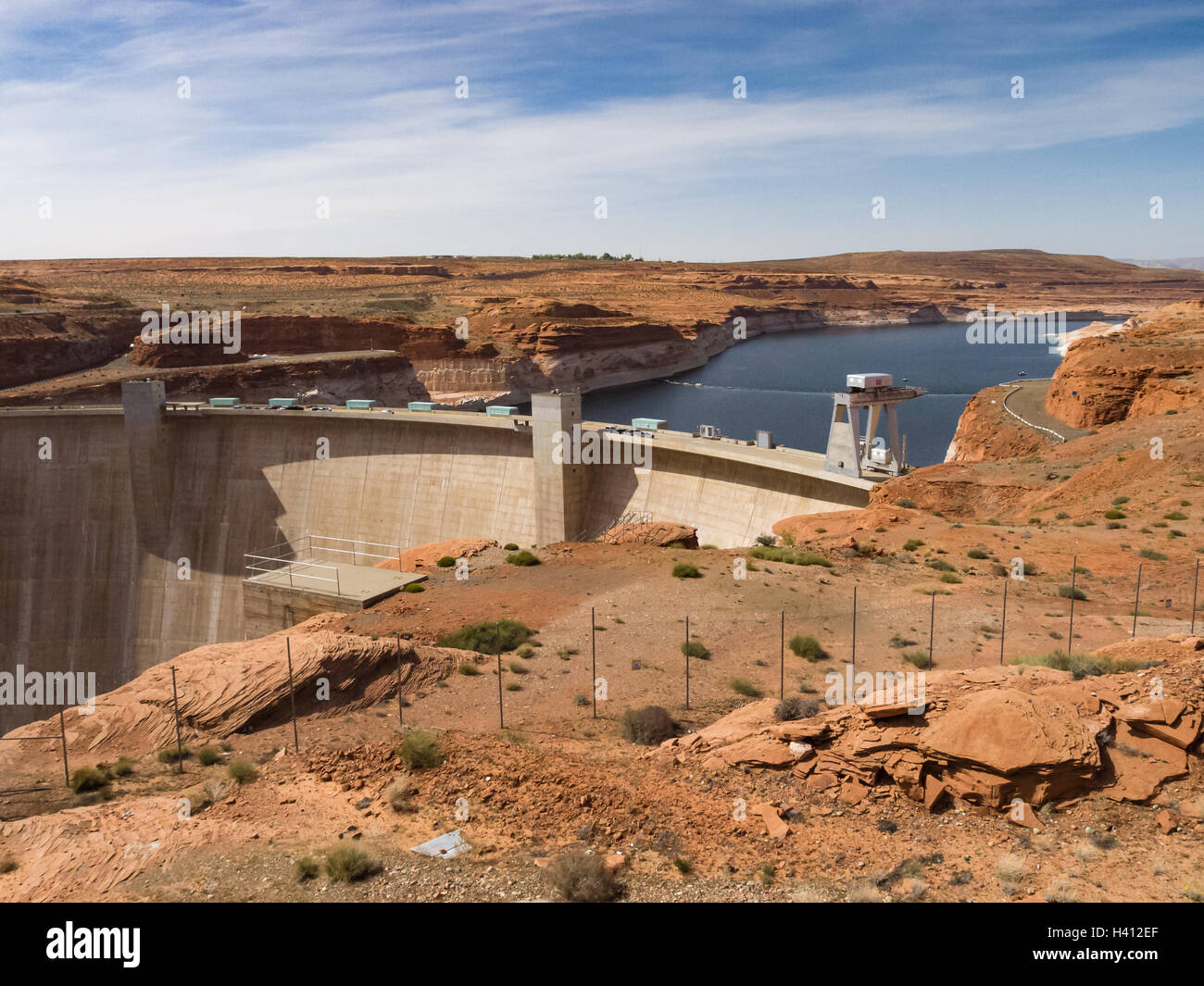 Barrage de Glen Canyon, Arizona Banque D'Images