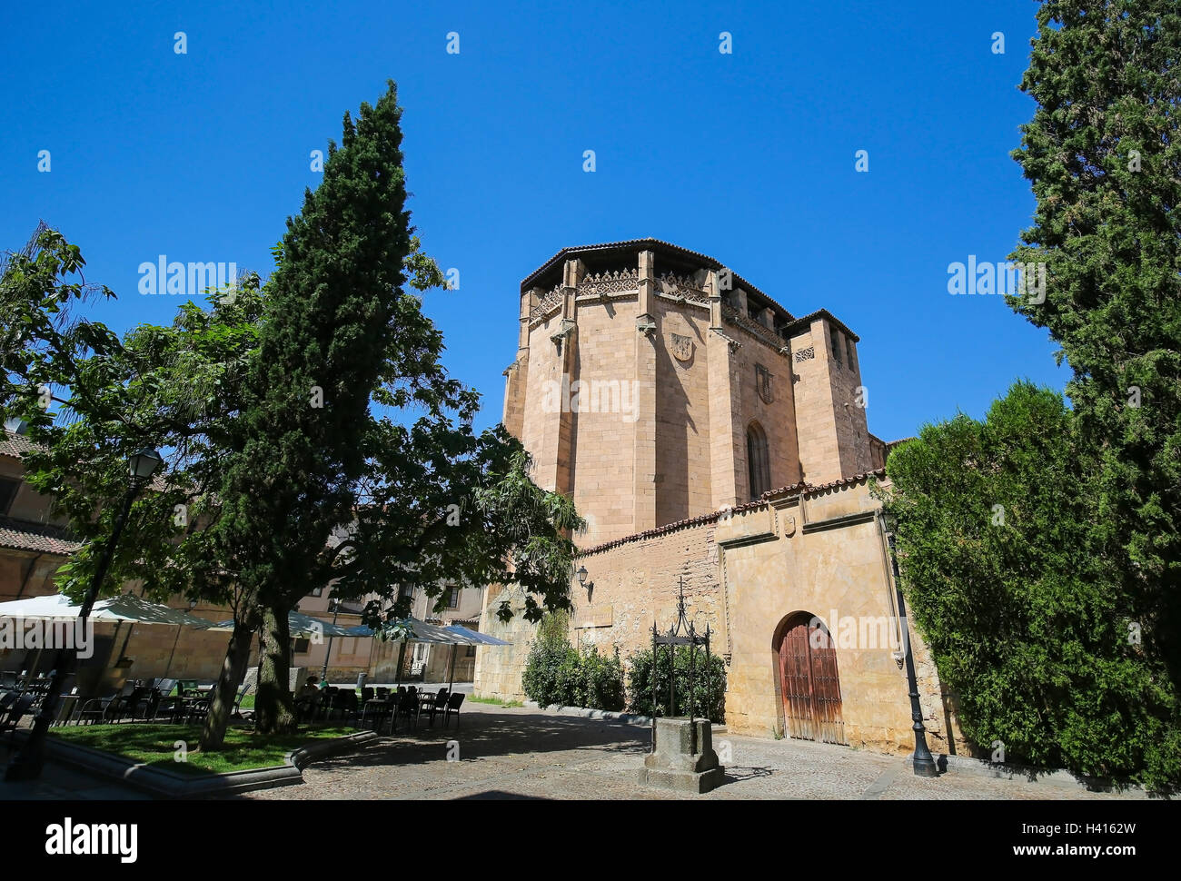 15e siècle couvent de l'Annonciation, également connu sous le nom de Las Ursulas, un couvent franciscain dans le centre historique de Salamanque Banque D'Images