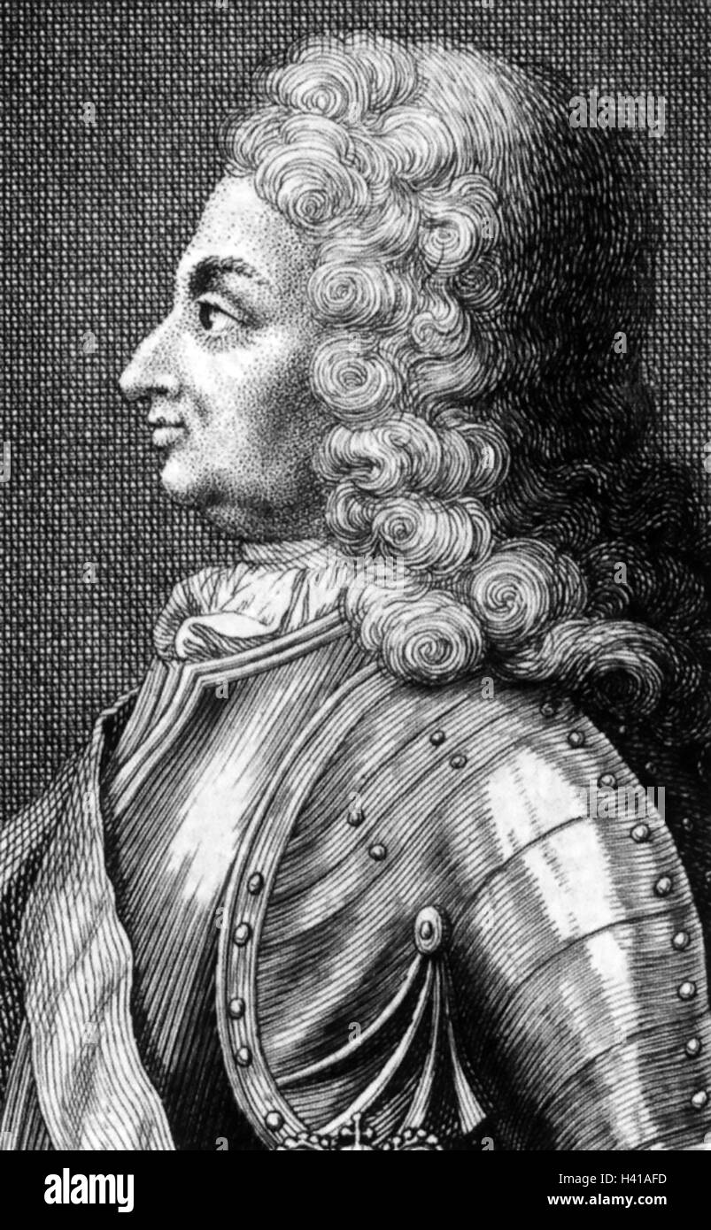Frédéric I DE LA SUÈDE (1676-1751) Banque D'Images