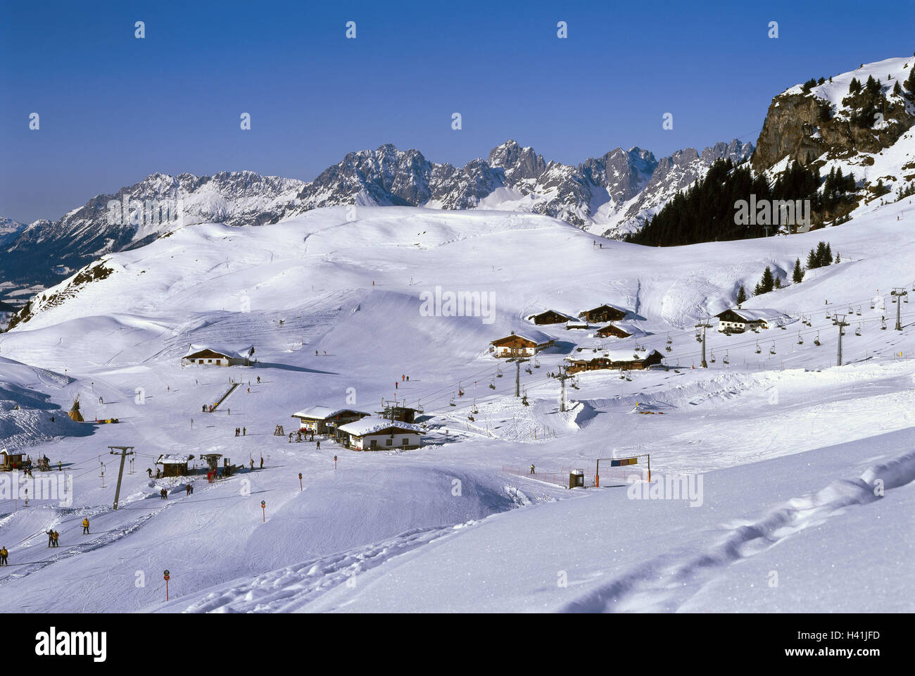 chalet piste de ski en europe