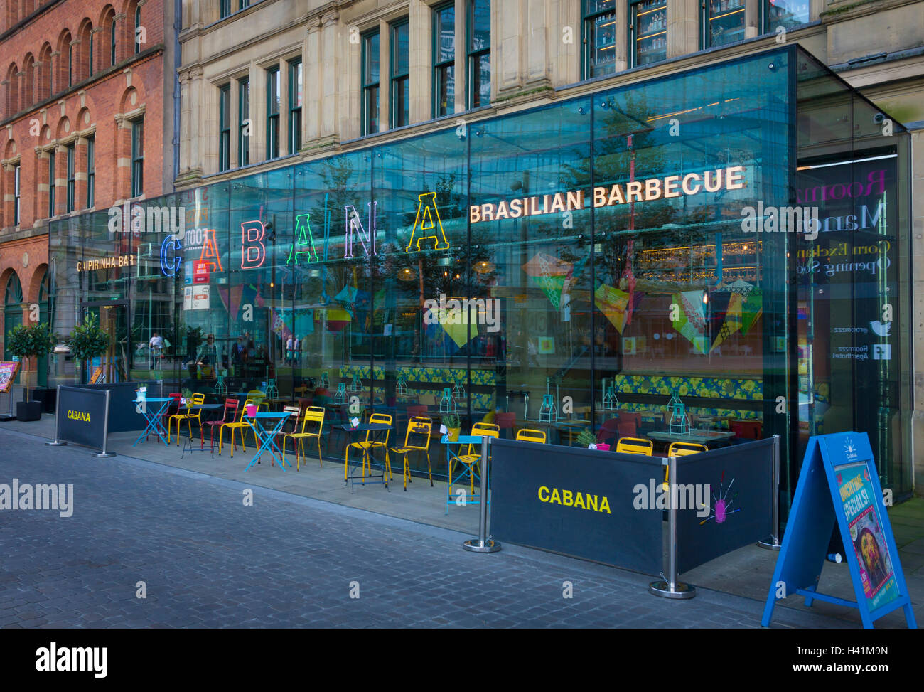 Cabana Brasilian Barbecue Restaurant Manchester Banque D'Images