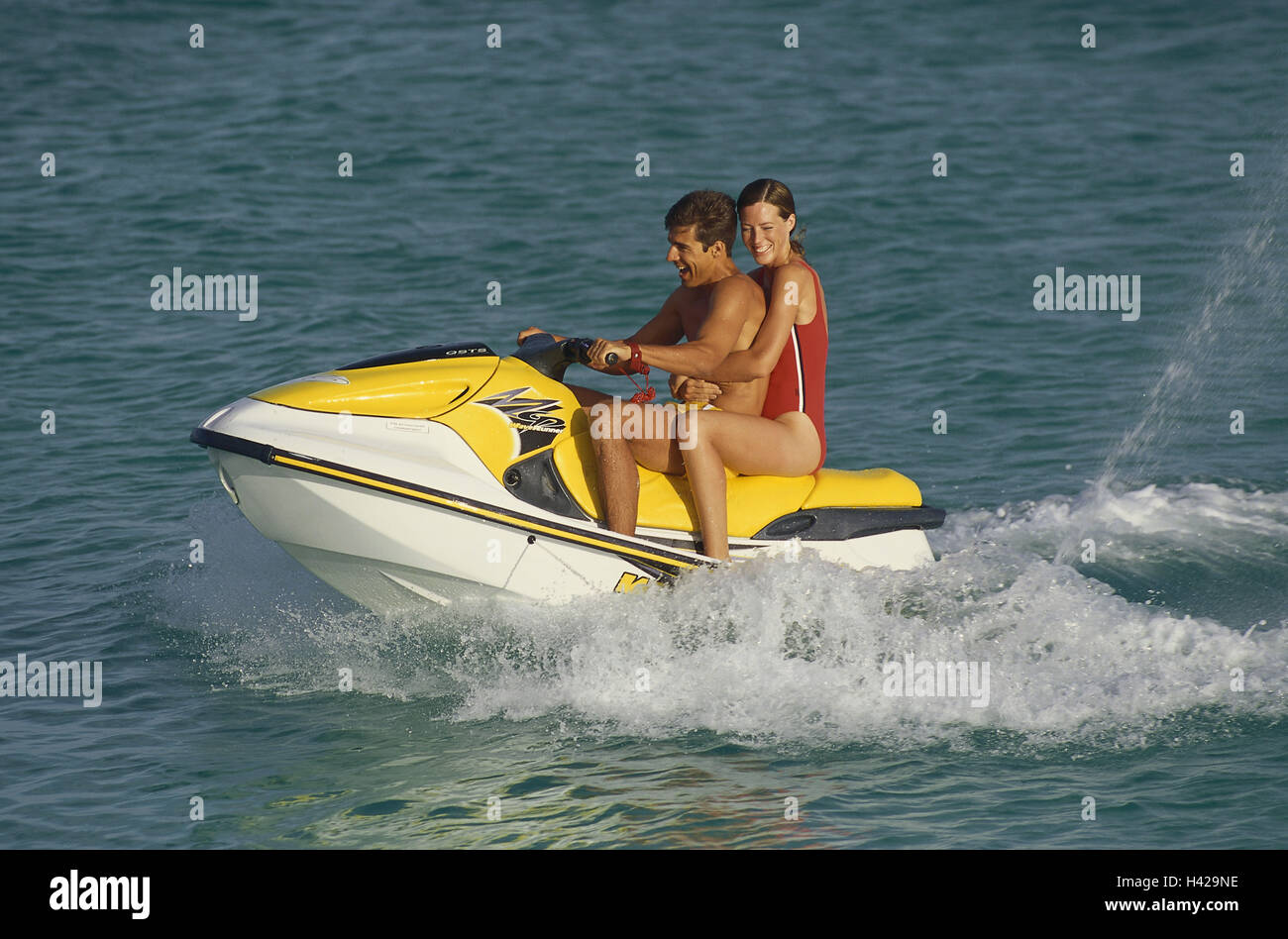 Jet ski at sea Banque de photographies et d'images à haute résolution -  Alamy