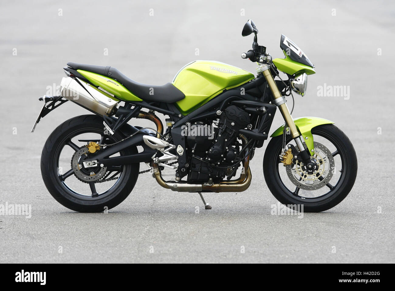 Triumph Street Triple, standard, aperçu, Banque D'Images