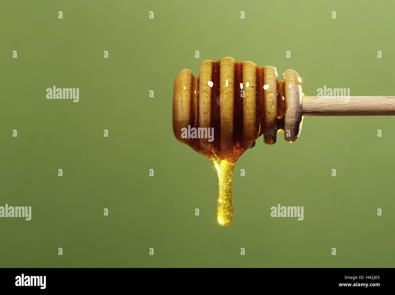 Honig-Dosierer la cuillère de miel, miel, lob, produit naturel, miel naturel, le miel, l'alimentation, la nutrition, la santé, la nutrition, soucieux de la santé consciente, photographie de produits, Banque D'Images