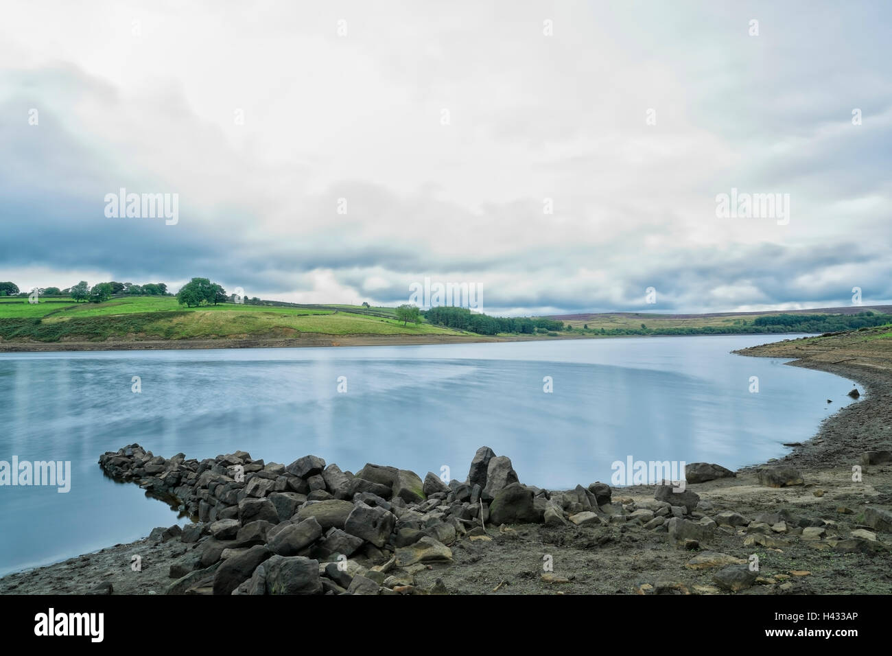 Réservoir Thruscross, Yorkshire du Nord. Banque D'Images