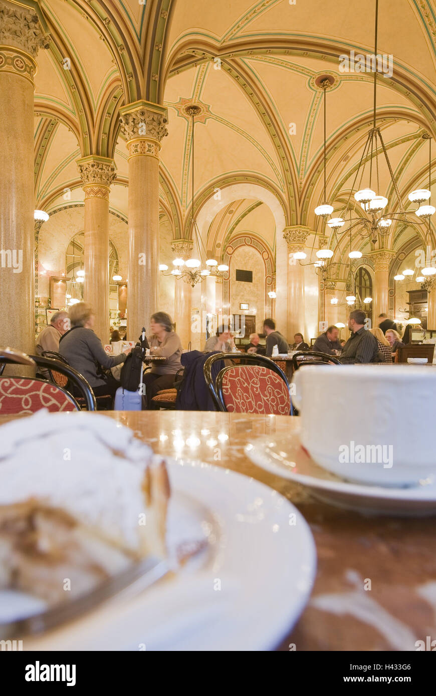 Interieur vienne cafe autriche Banque de photographies et d’images à