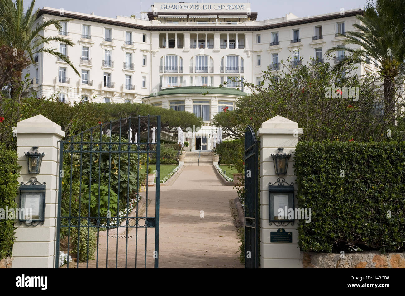 France, Provence, Côte d'Azur, près de Nice, le Cap Ferrat, Le Grand Hotel vous Cap Ferrat, Banque D'Images