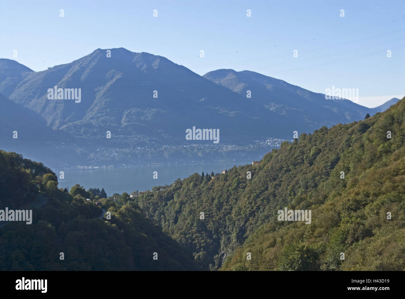 Suisse, Tessin, vallée de Verzasca, Lago Maggiore, environs, montagnes, Banque D'Images