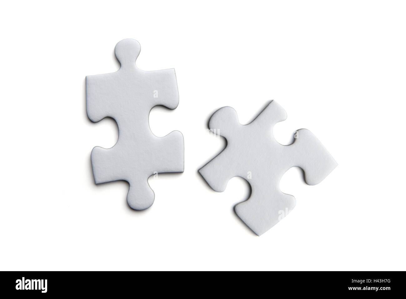 Puzzle coupe, blanc, découper Photo Stock - Alamy