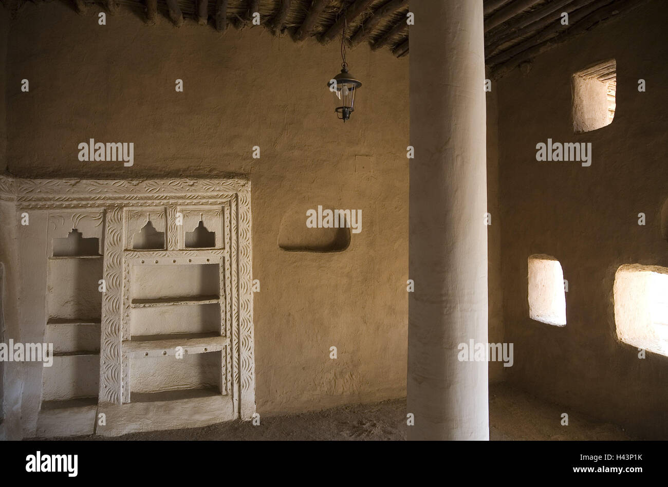 L'Arabie Saoudite, la grêle, Al Qishla Of, espace de vie, capacités, prix, prix, hébergement chambre, placard, mucky construction, lieu de destination, d'intérêt, tourisme, personne, Banque D'Images