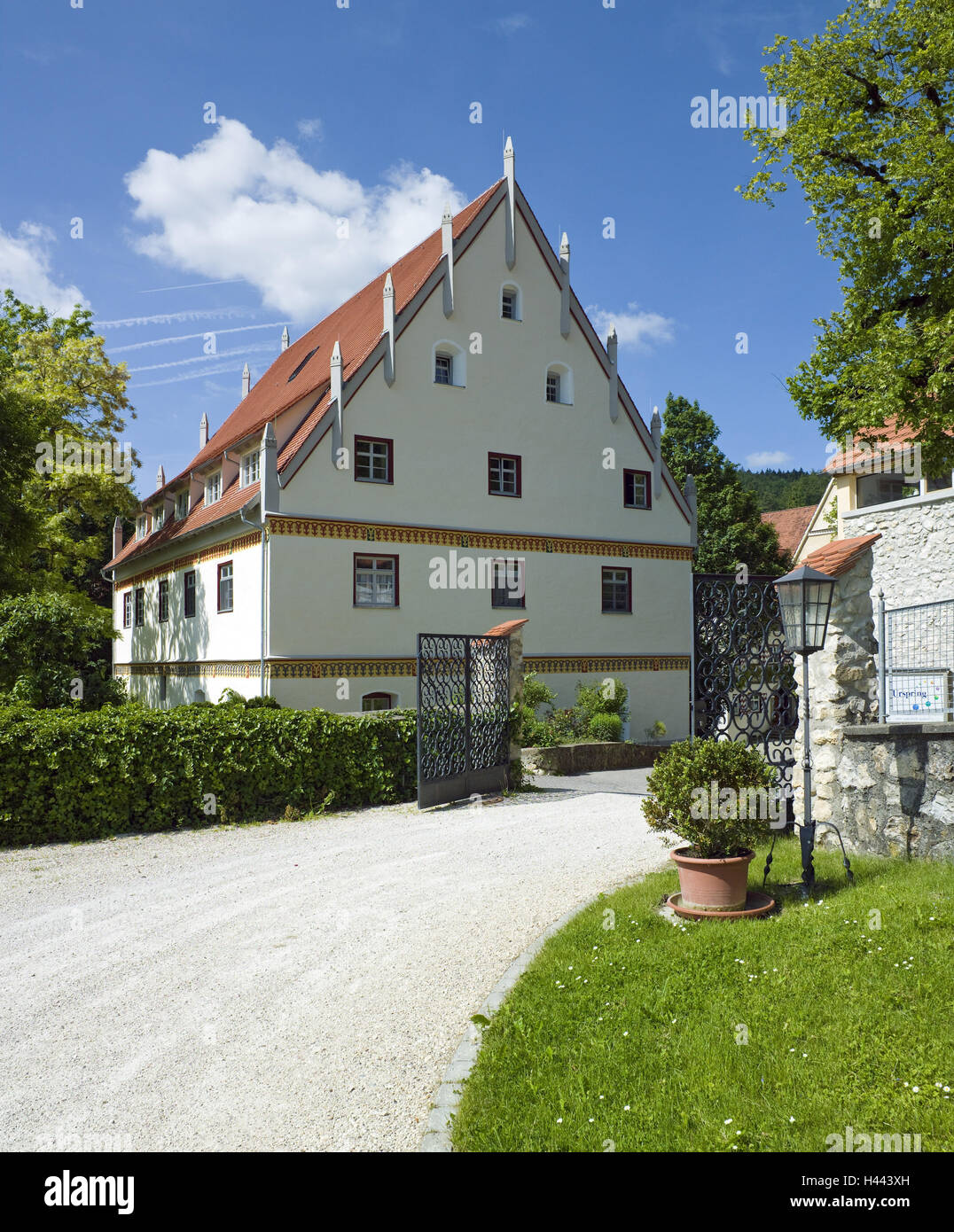 Allemagne, Bade-Wurtemberg, Schelklingen ancien cloître, saut, Urspringschule, Light House, en 1495, Banque D'Images