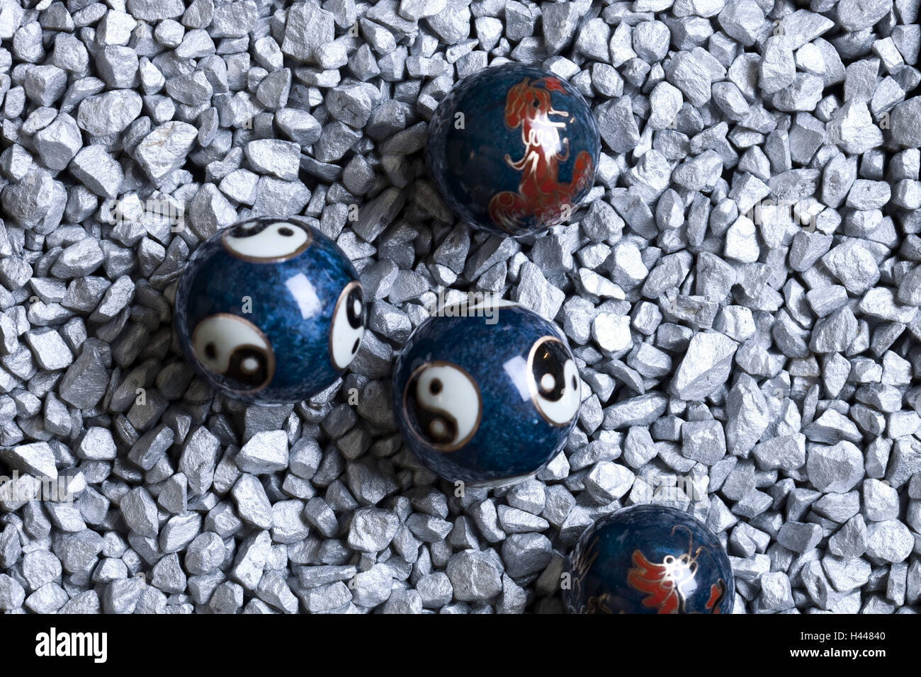 Sphère de Yin yang Banque D'Images