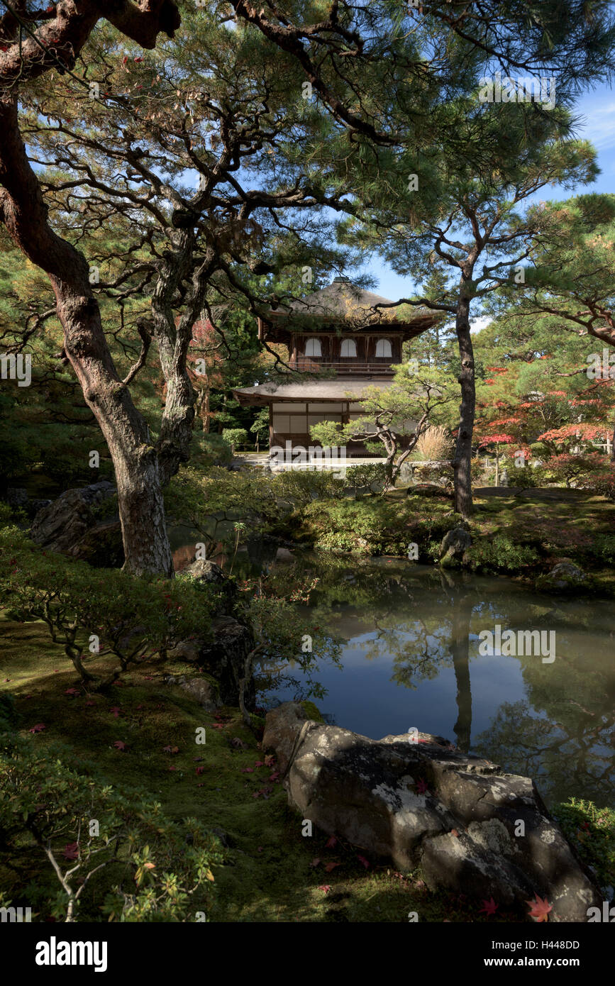 Kyoto, Japon - Nov 11, 2015 : Ginkakuji Temple et Jardin Tokyo, Japon. Banque D'Images