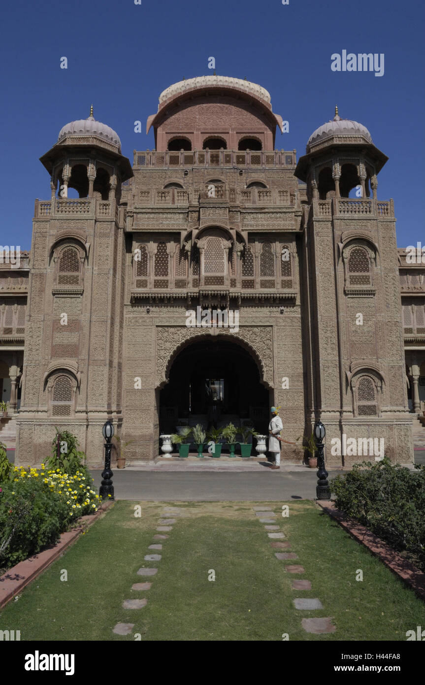 L'Inde, du Rajasthan, Bikaner, architecture, palace, Banque D'Images