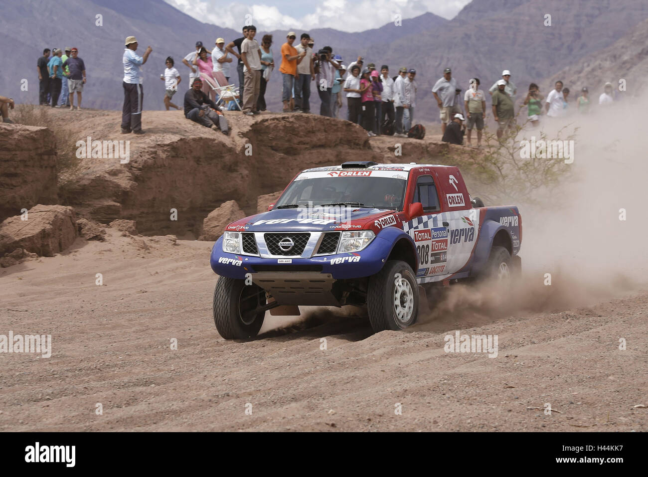 Rally Dakar 2010, 3e étape, Banque D'Images