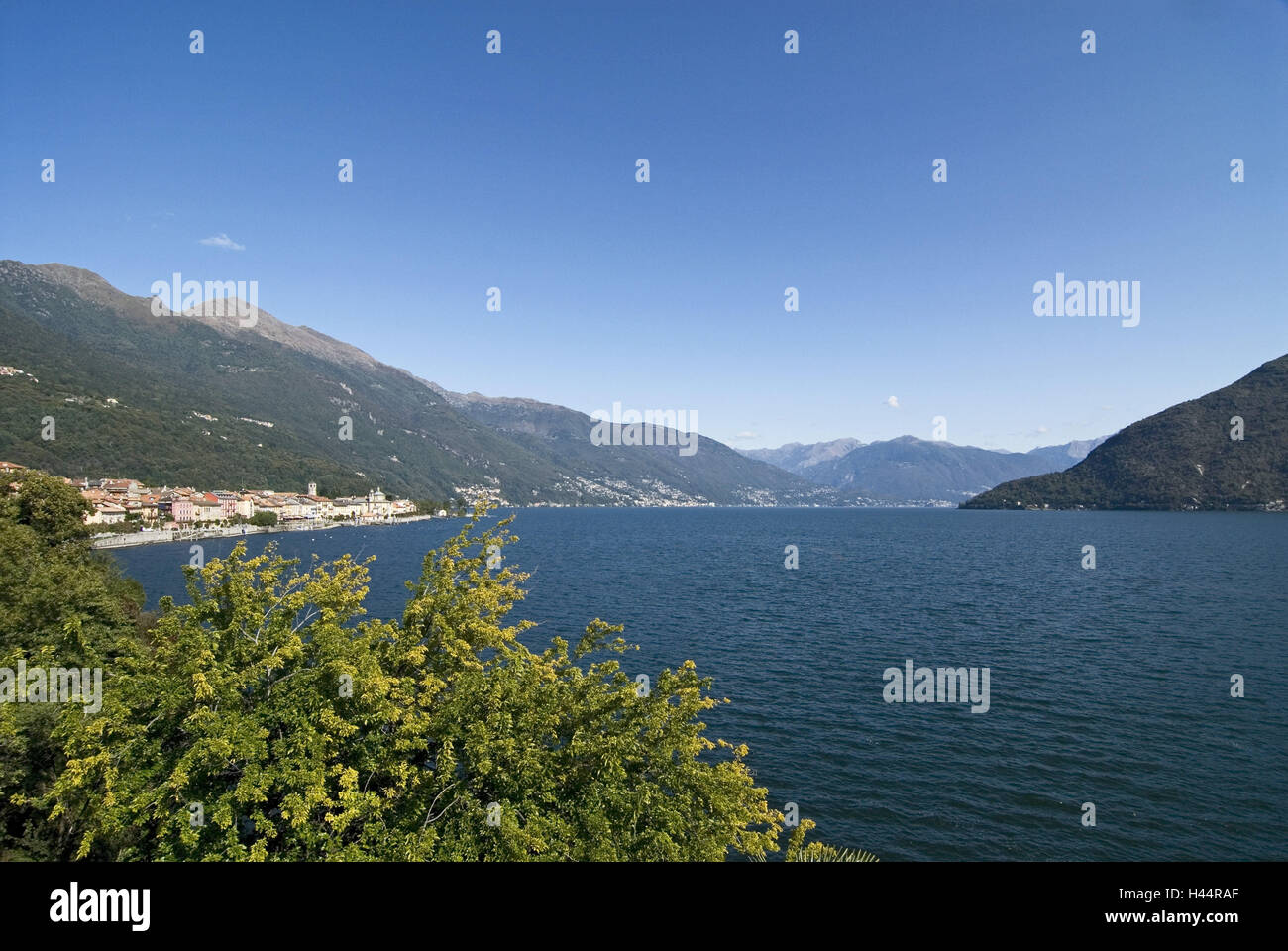 L'Italie, Lac Majeur, lac, Cannobio, Alpes, Banque D'Images