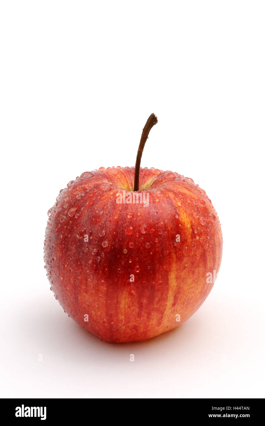 Pomme Rouge, de trier, de gala, de l'eau baisse Banque D'Images