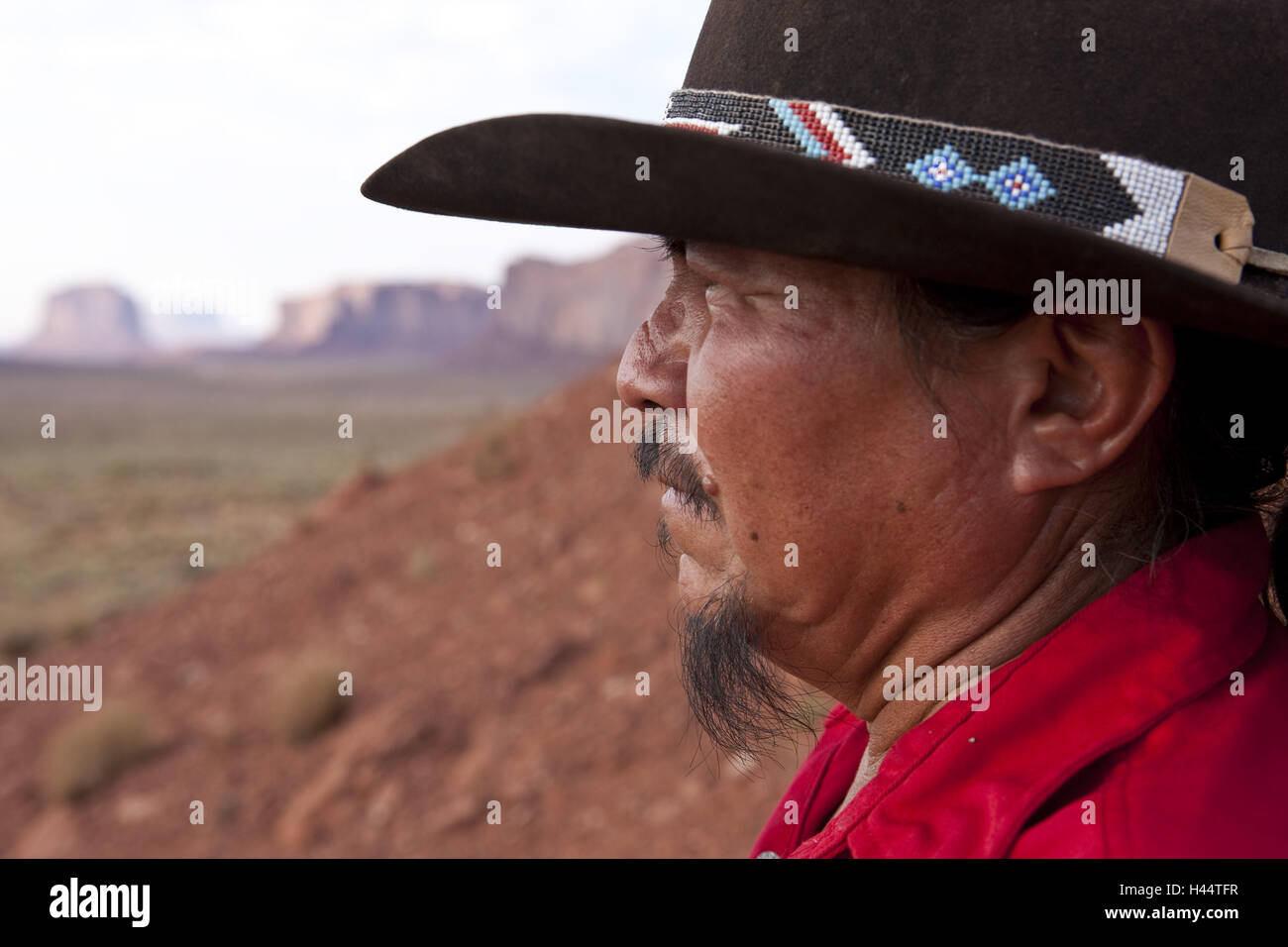 Aux Etats-Unis, l'Arizona, l'Utah, les quatre angles Région, réserve de la nation Navajo, du plateau du Colorado, Monument Valley, Indien, Banque D'Images