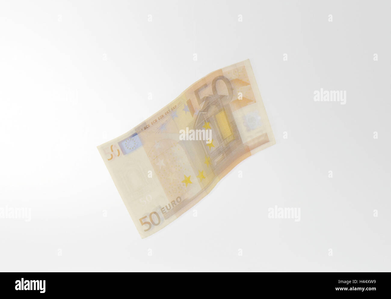 Billet, vol, 50 Euro bank note, Banque D'Images