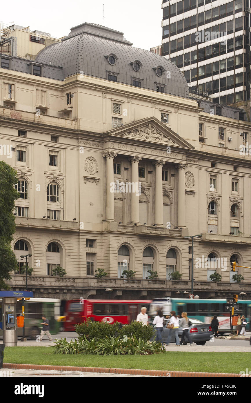 L'ARGENTINE, Buenos Aires, bourse, scène de rue, Banque D'Images