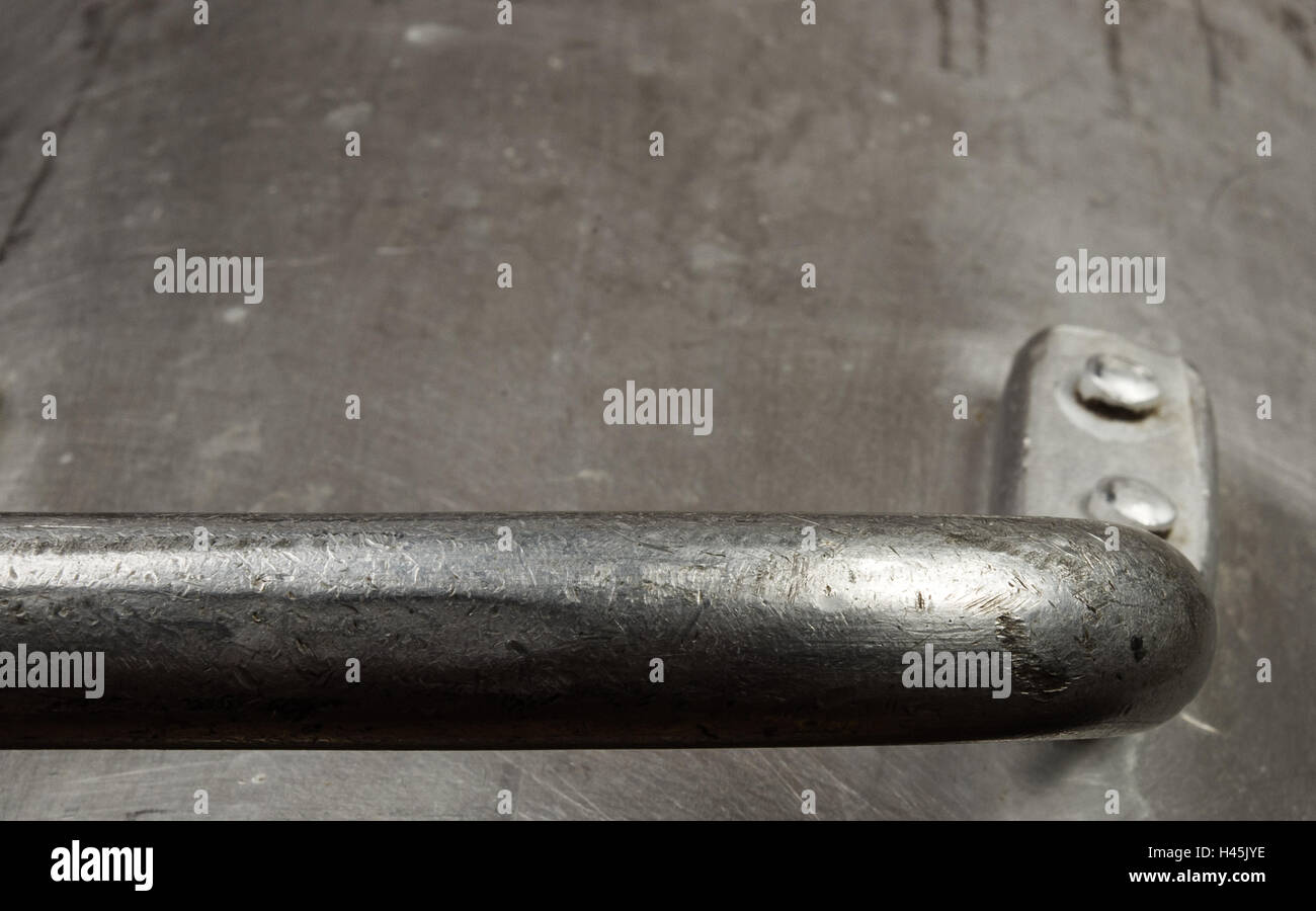 La texture de l'ancienne surface d'aluminium à l'aide de rivets, de la corrosion, des rayures, et des bosses Banque D'Images