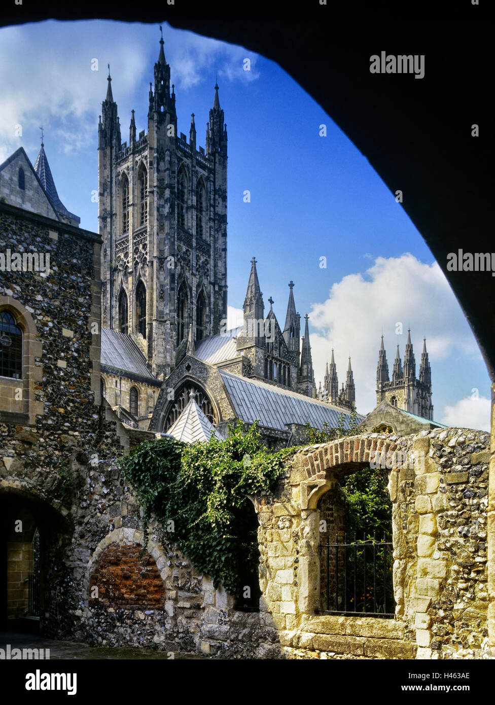 La Cathédrale de Canterbury. Kent. L'Angleterre. UK Banque D'Images
