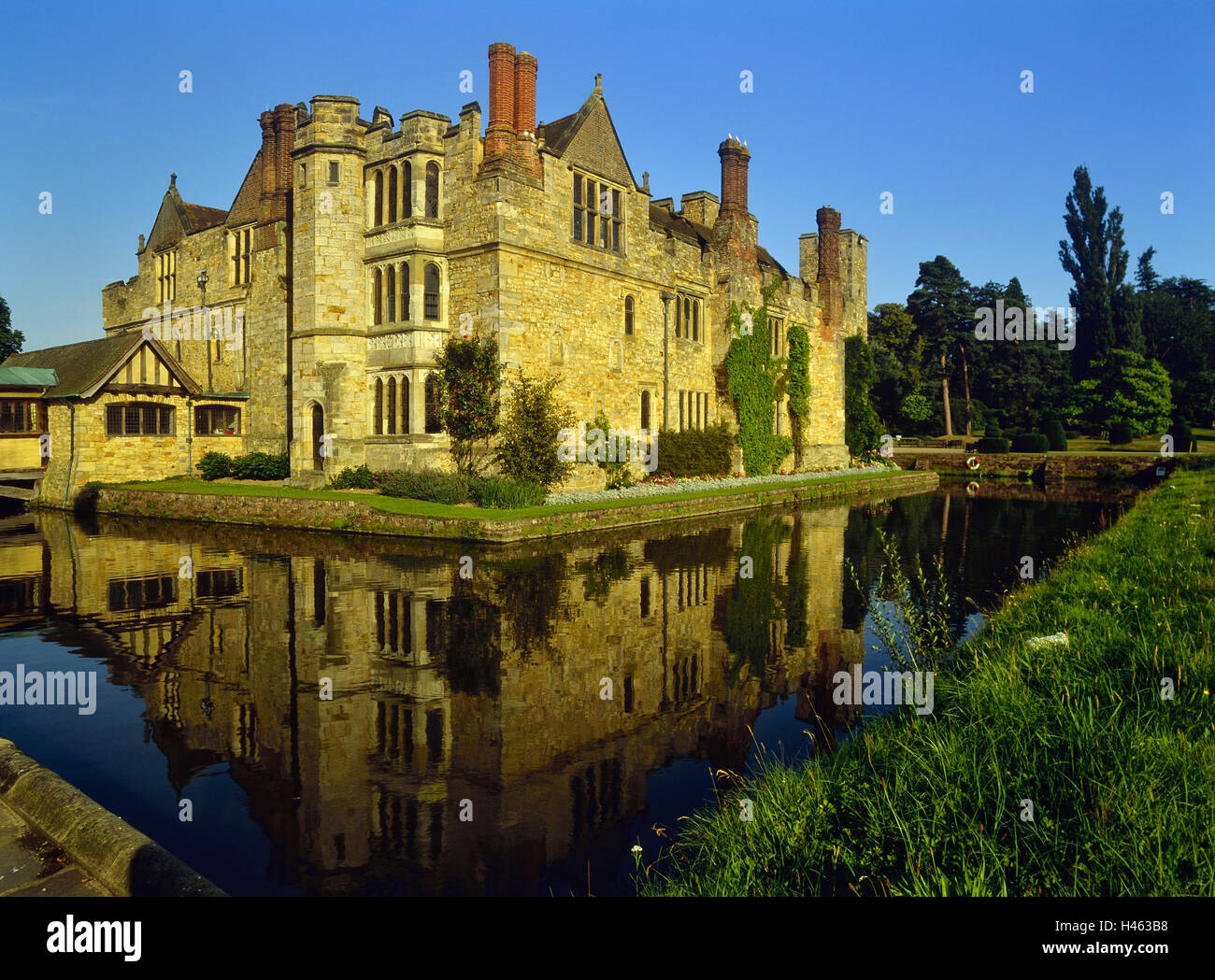 Le château de Hever. Kent. L'Angleterre. UK Banque D'Images