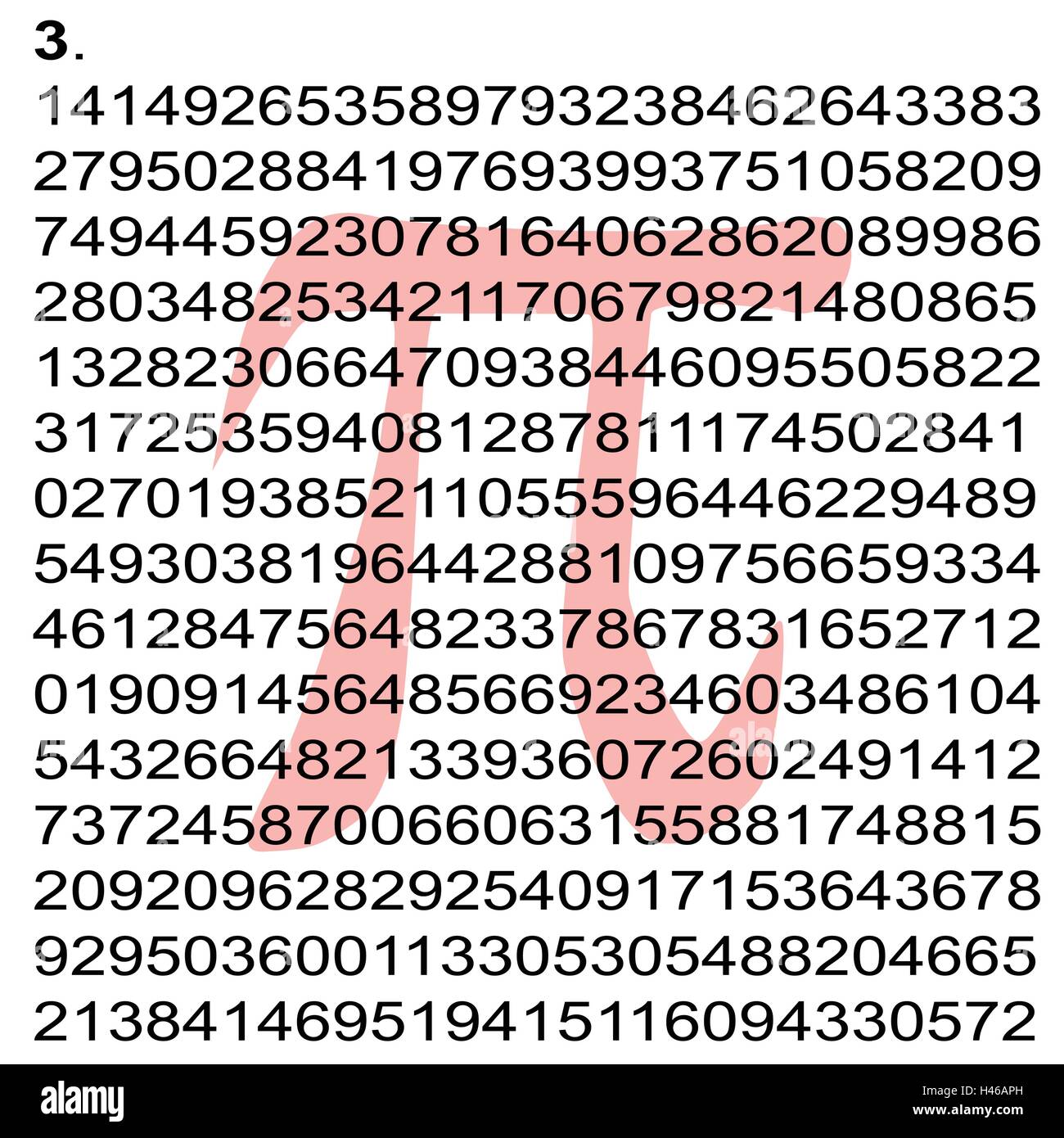 Pi symbol illustration Banque d'images vectorielles - Alamy