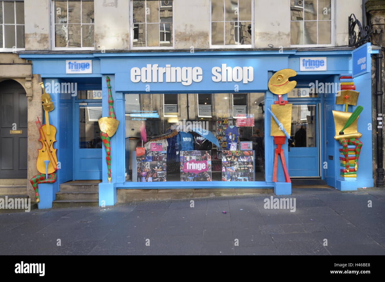L'Edinburgh Fringe shop sur le Royal Mile à Édimbourg Banque D'Images