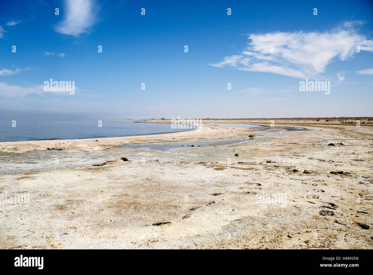 La mer de Salton, Imperial County, Californie, USA Banque D'Images