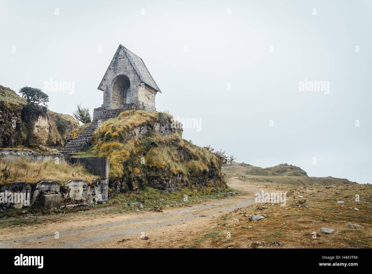 Paramo Chingaza highlands Colombie Banque D'Images