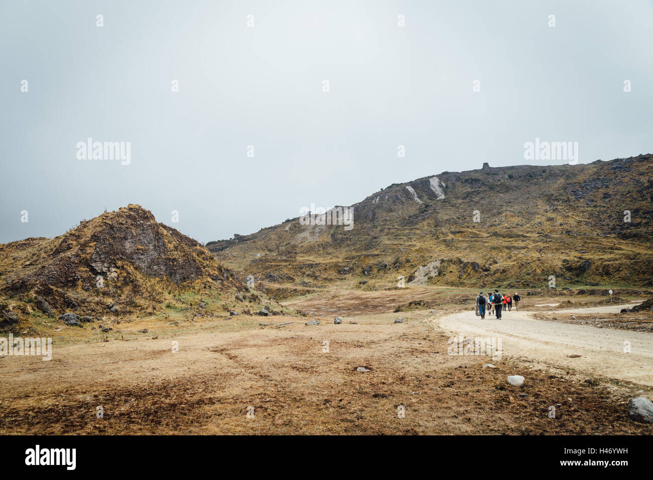 Paramo Chingaza highlands Colombie Banque D'Images