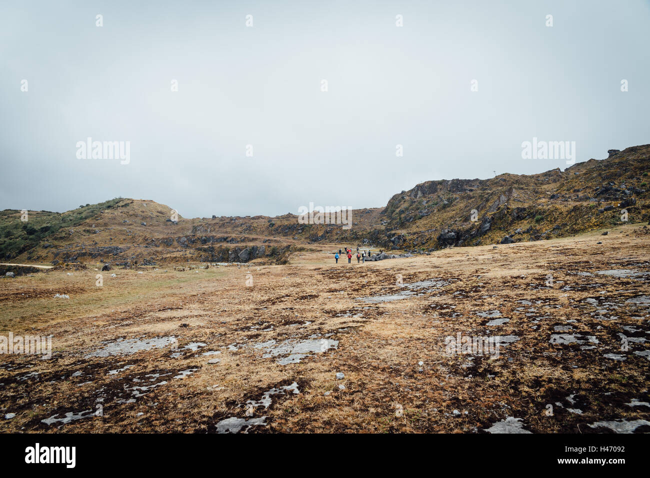 Paramo Chingaza highlands Colombie Banque D'Images