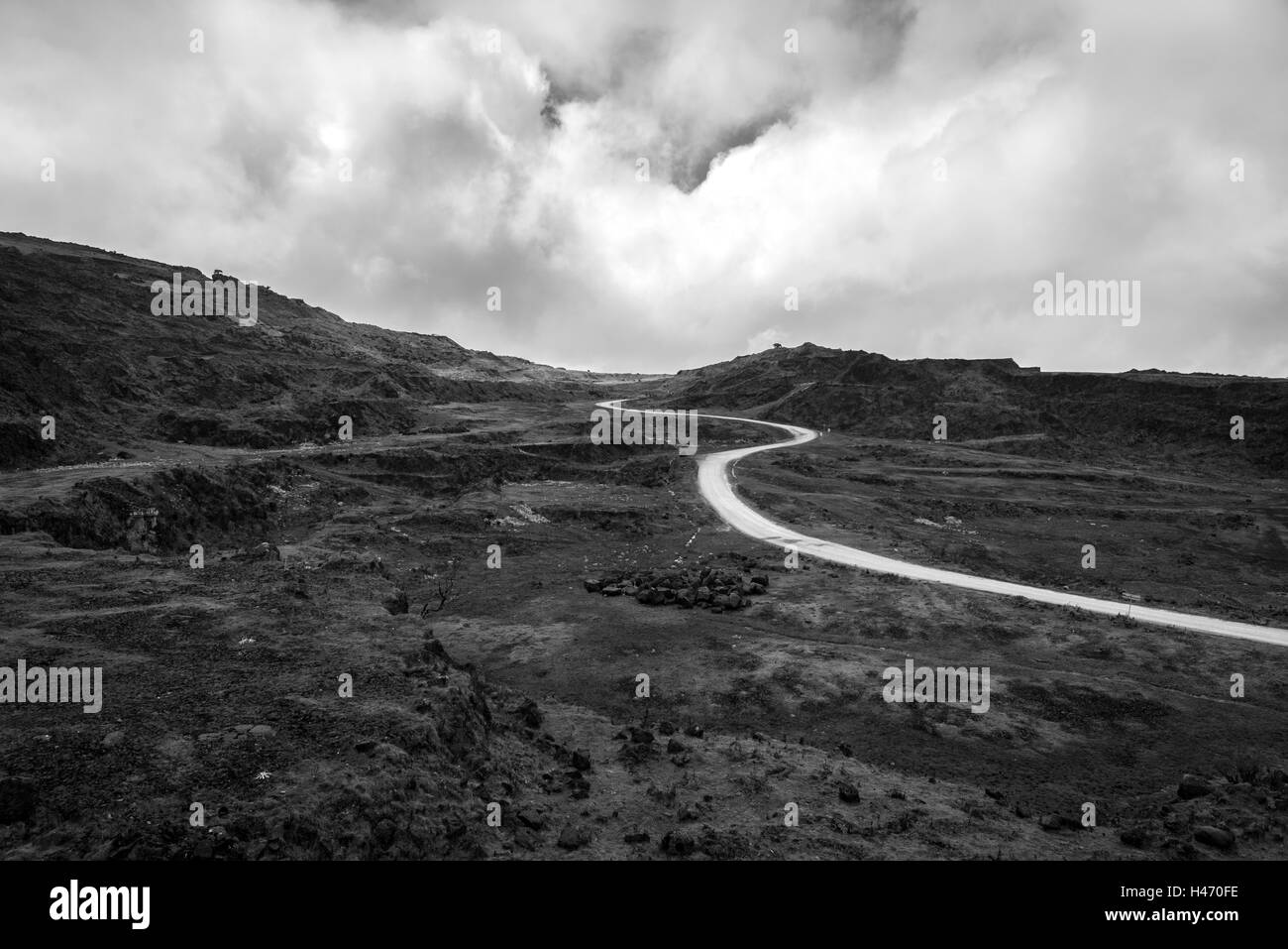 Paramo Chingaza highlands Colombie Banque D'Images