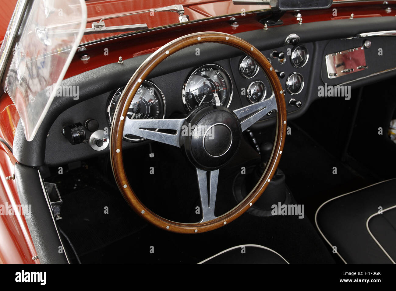 Restauration, location, TRIUMPH TR3, détail, induits, taxe, Banque D'Images