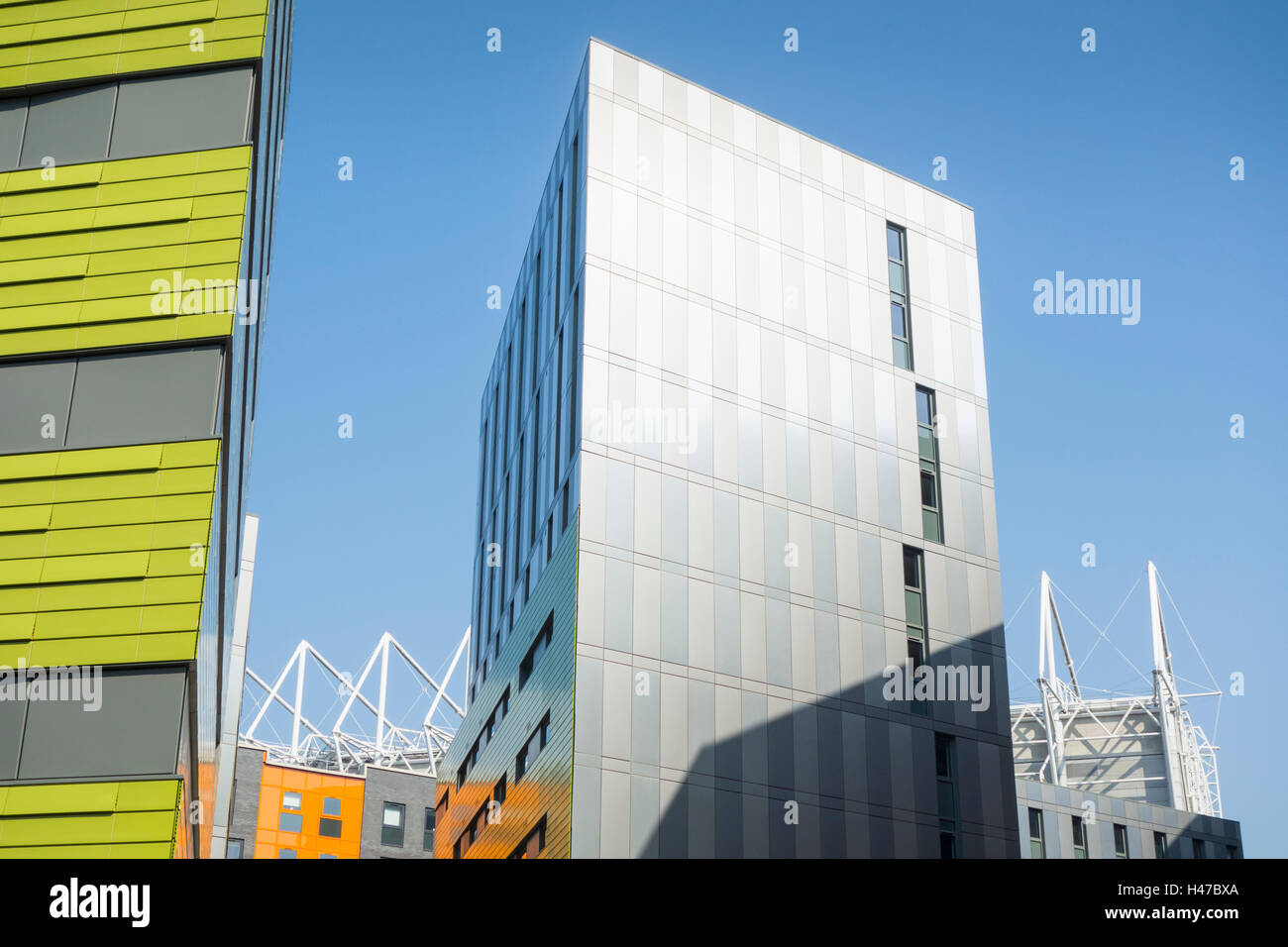 Un hébergement moderne pour les étudiants de l'université près de Business School à Newcastle Upon Tyne, Angleterre, Royaume-Uni Banque D'Images