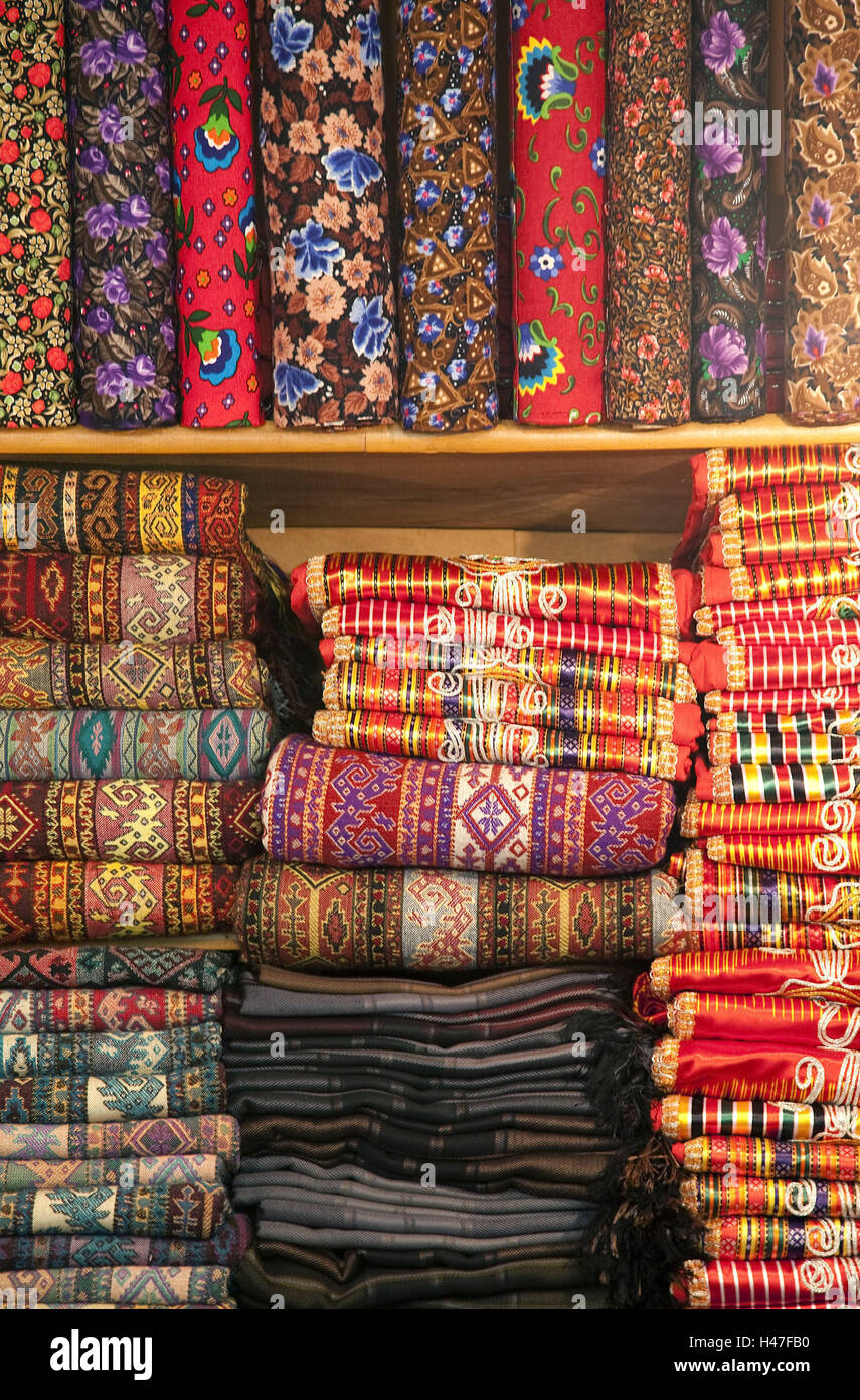 Textile Stall Banque d'image et photos - Alamy