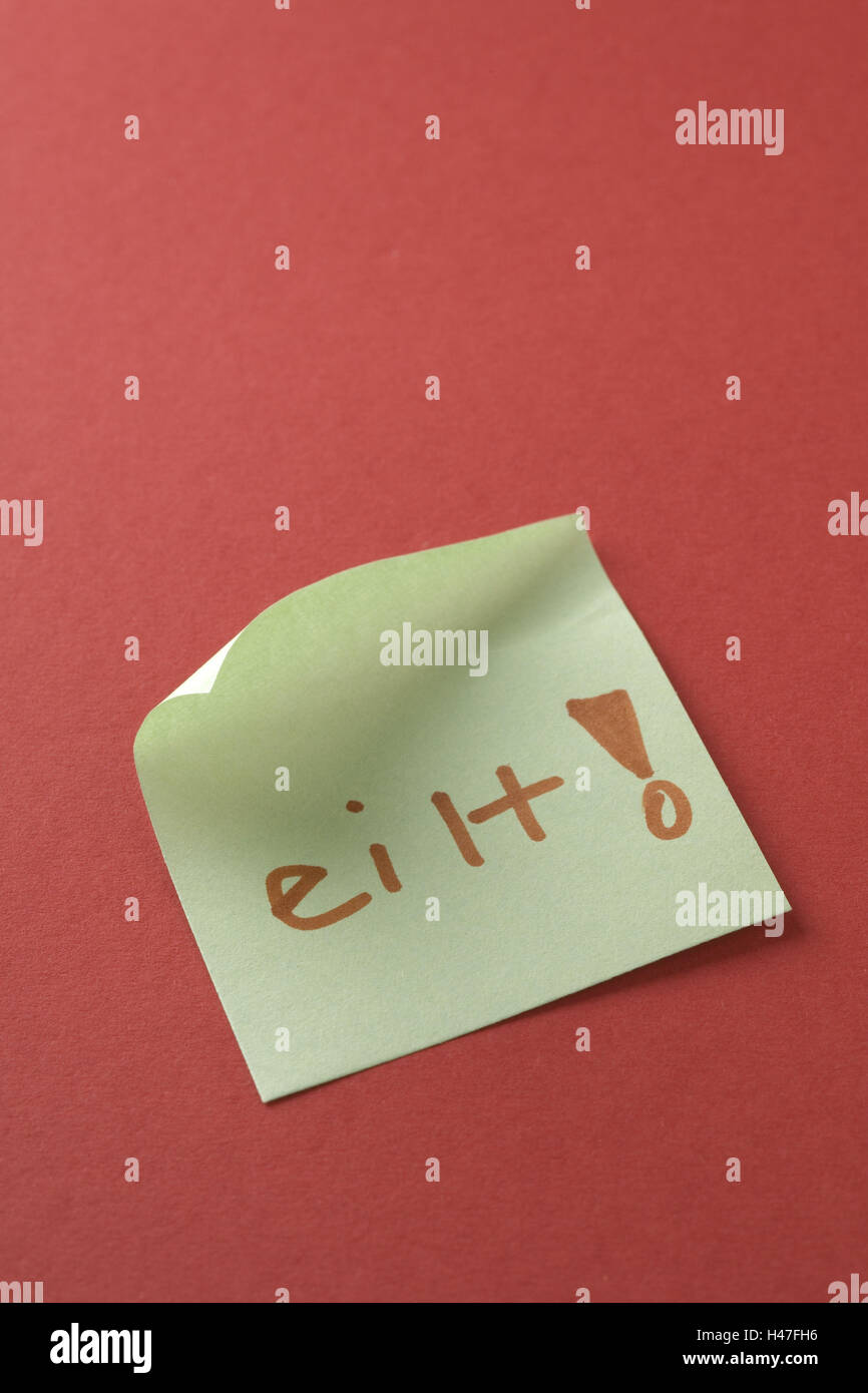 Autocollant 'court', Banque D'Images