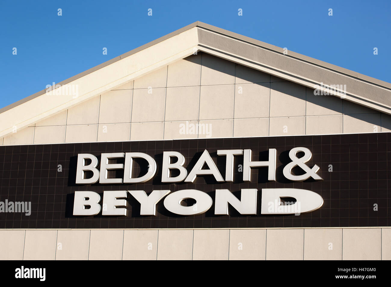 DARTMOUTH, CANADA - Le 06 octobre, 2016 : Bed Bath & Beyond point de vente au détail. Banque D'Images