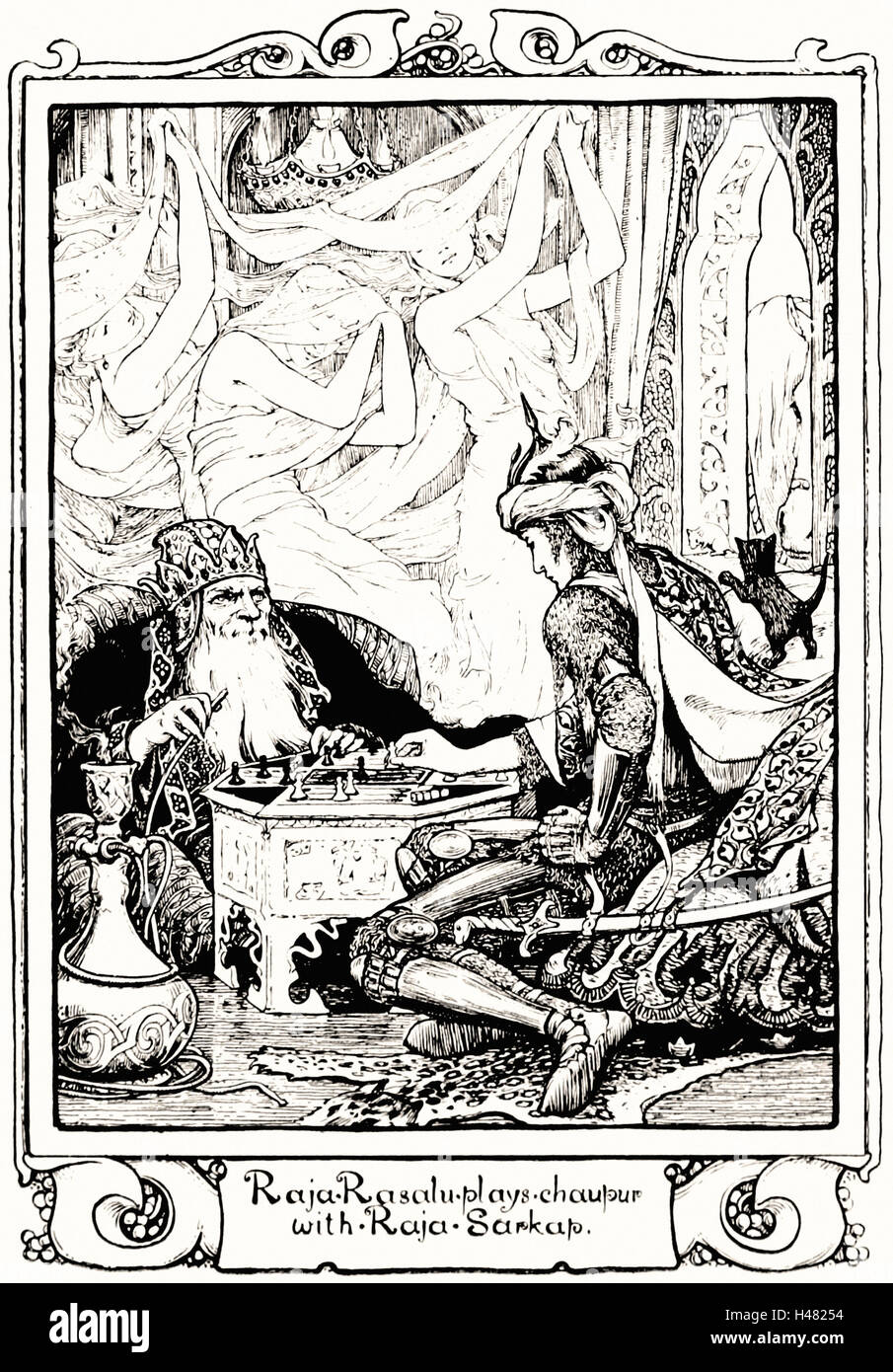 Face à l'illustration page 146 of Indian Fairy Tales (1892) Banque D'Images