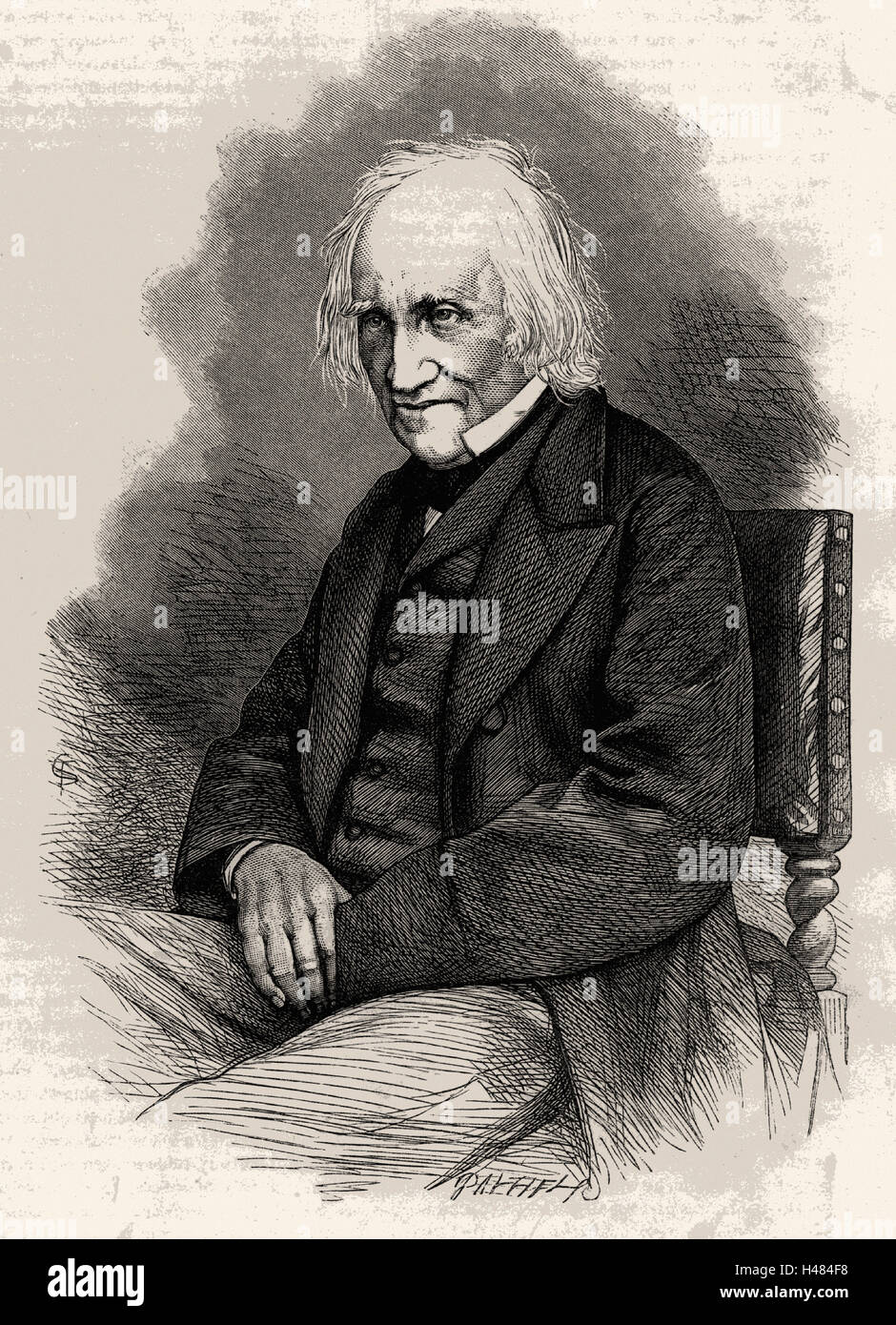 Charles Knight (1791-1873) Ecrivain et éditeur Banque D'Images