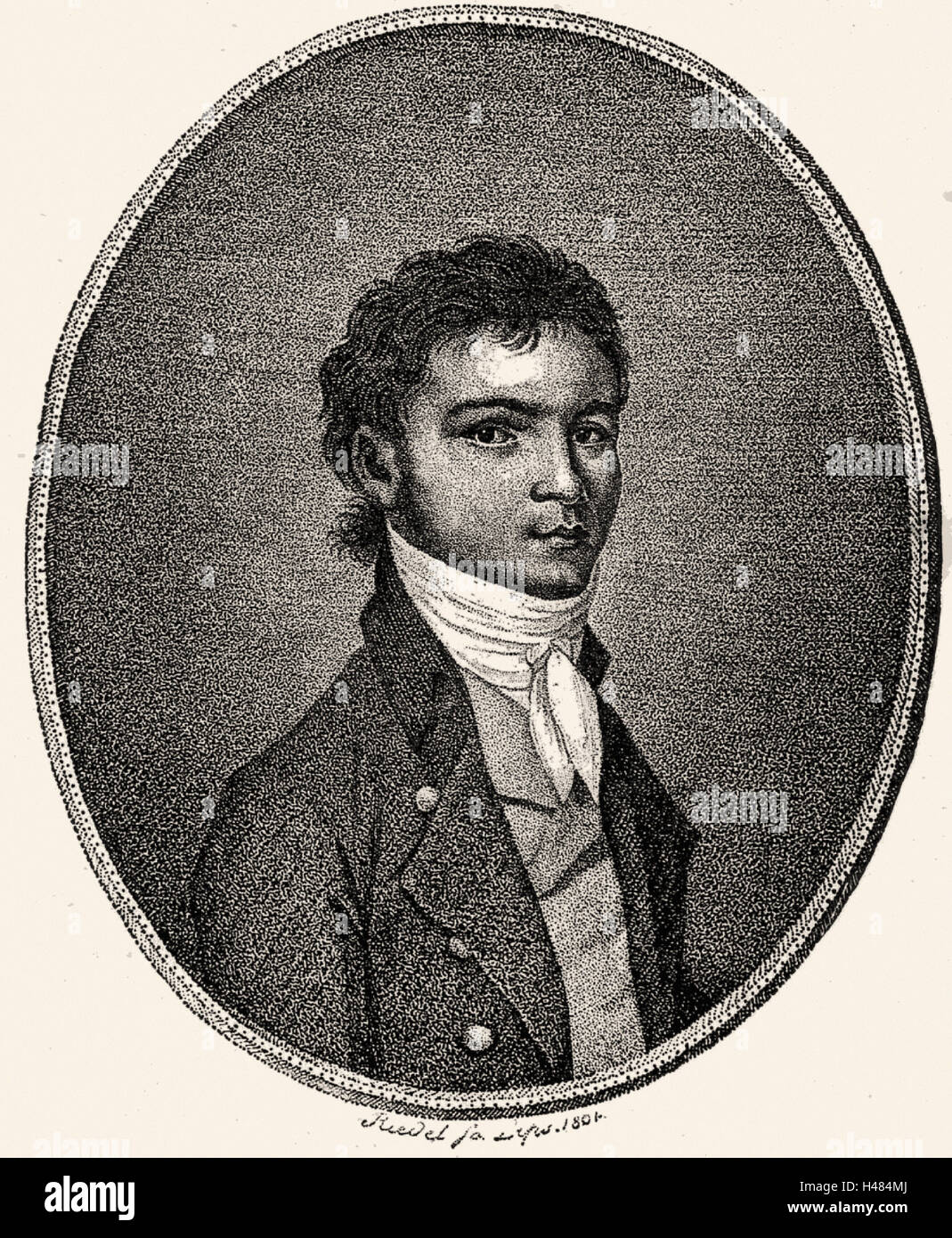 Ludwig van Beethoven (1770-1827) compositeur allemand Banque D'Images