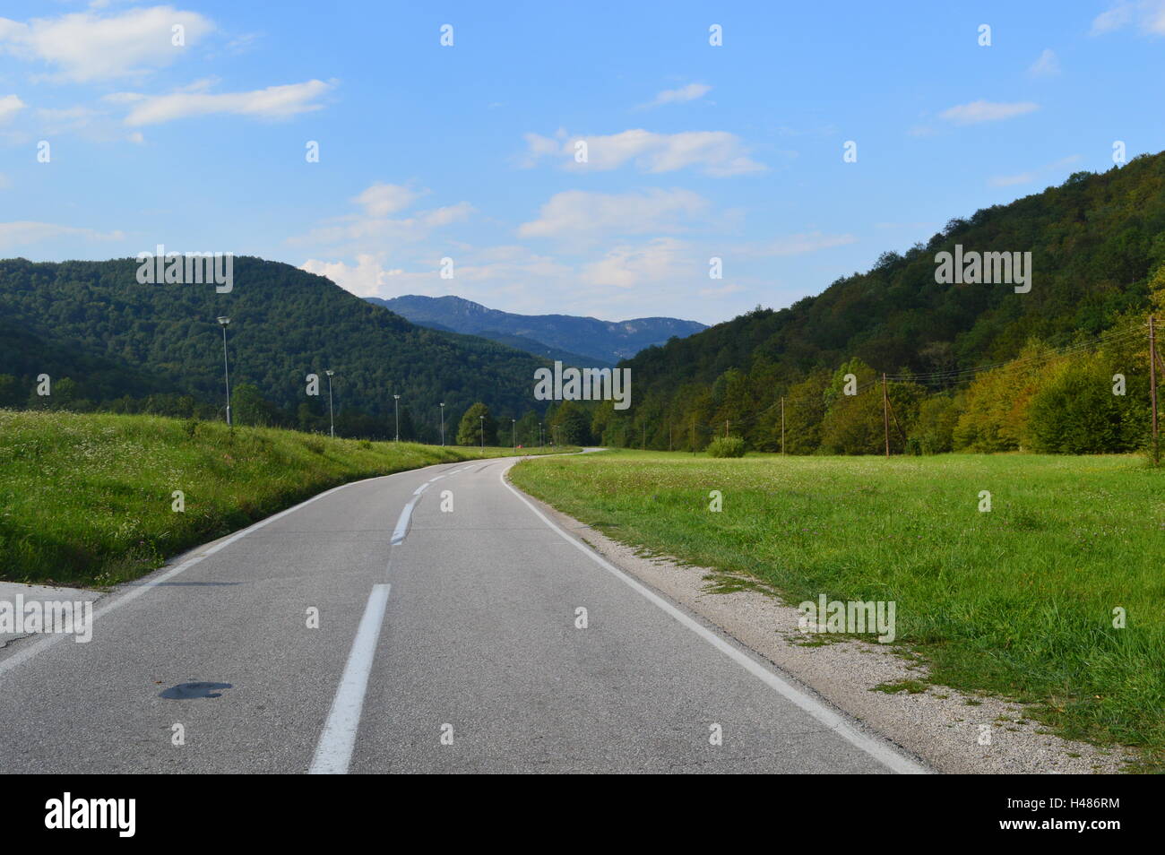 Route près de National park Sutjeska - Bosnie-Herzégovine Banque D'Images