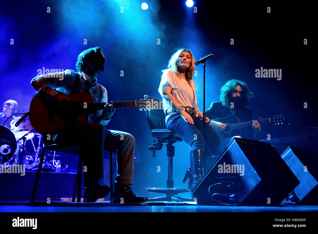 Barcelone - Dec 28 : Amaia Montero (artiste) concert au Stade Barthélemy le 28 février 2015 à Barcelone, Espagne. Banque D'Images