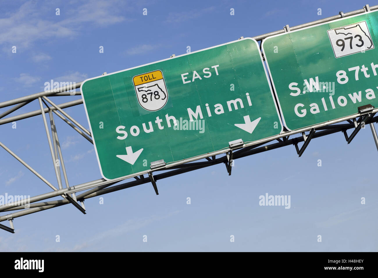 Signes, South Miami, Florida Keys, Floride, USA, Banque D'Images