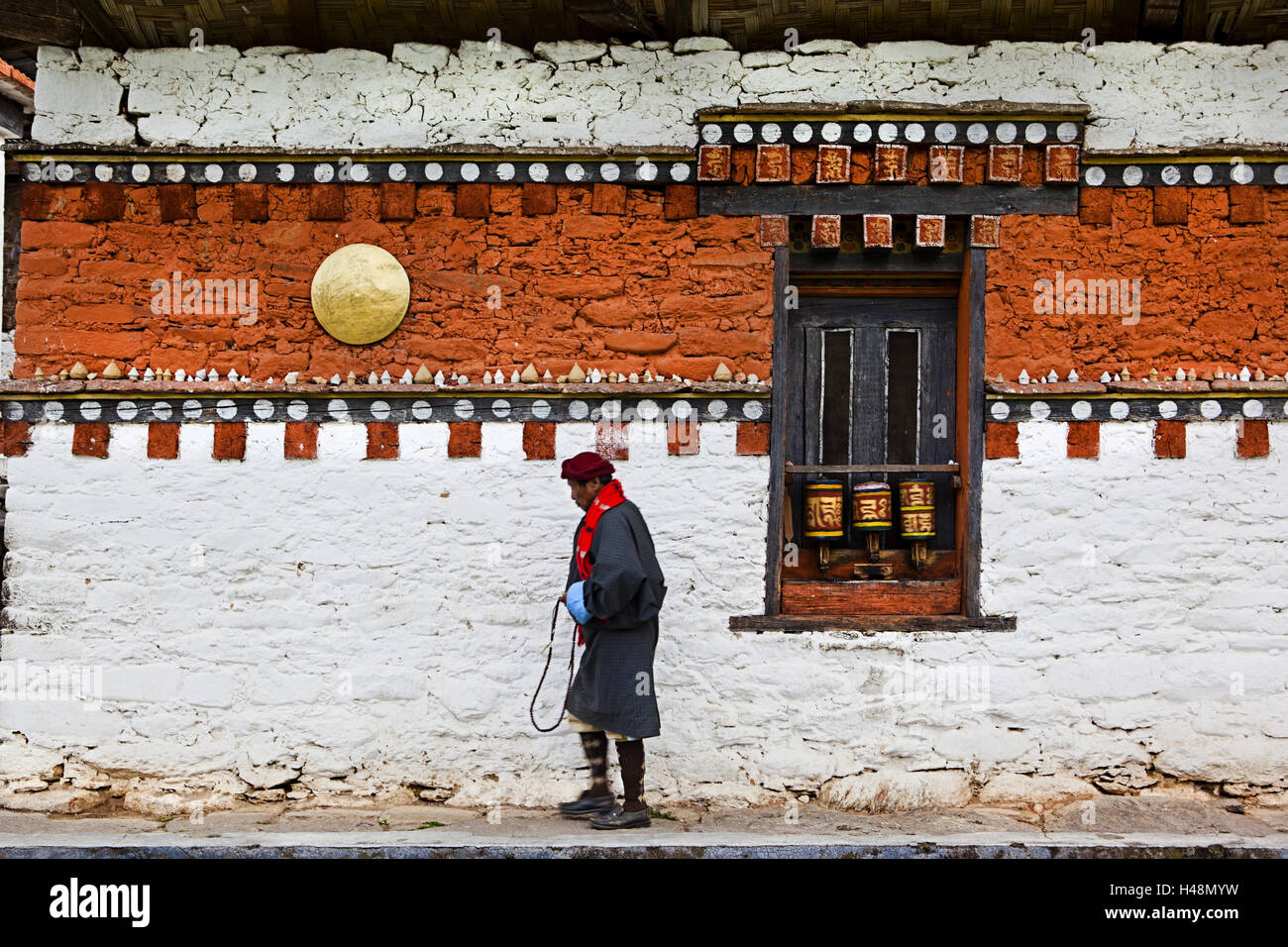 Royaume du Bhoutan, Janbay Lakhang, Banque D'Images