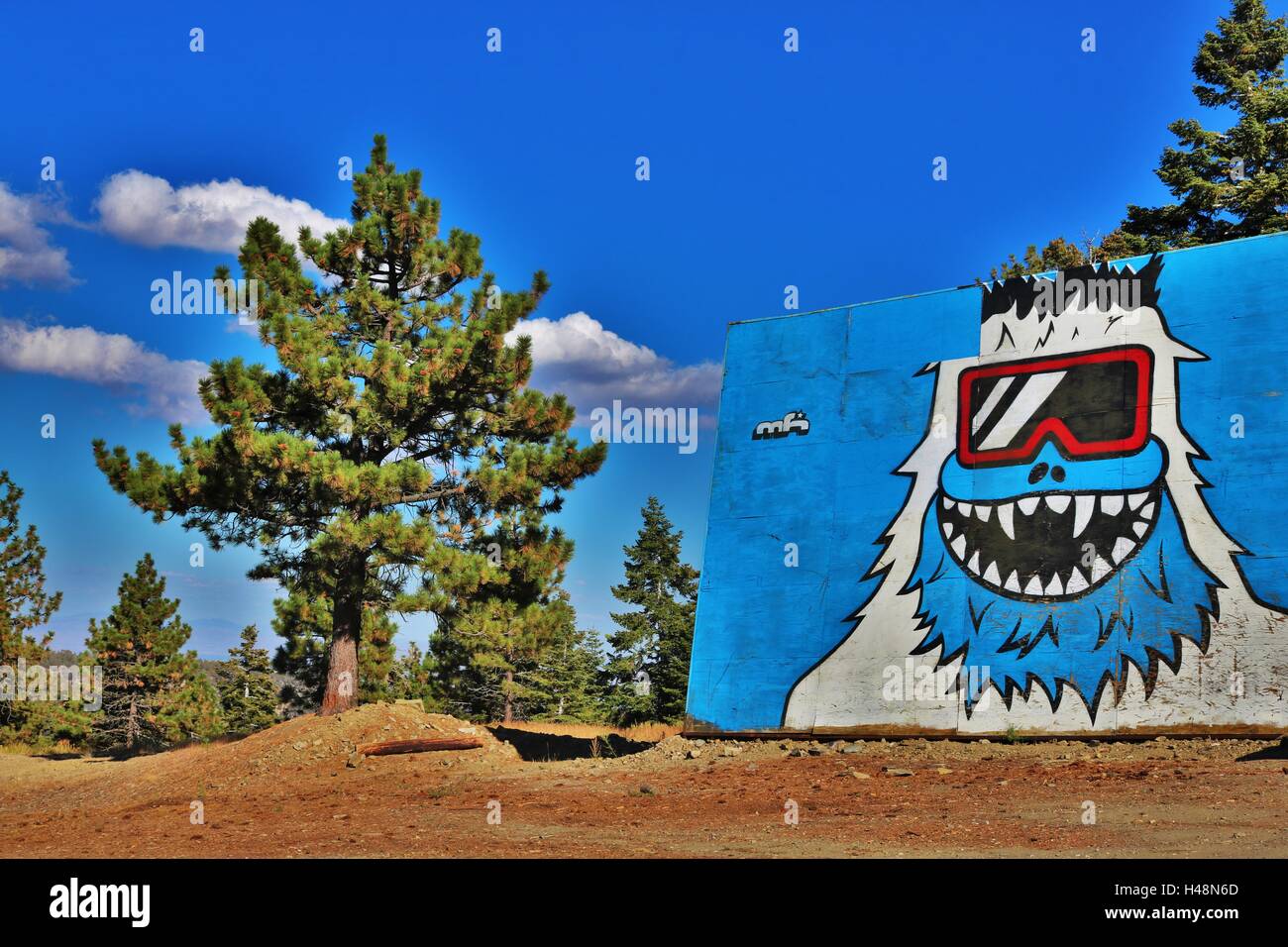 En haute montagne Angeles National Forest en été Banque D'Images