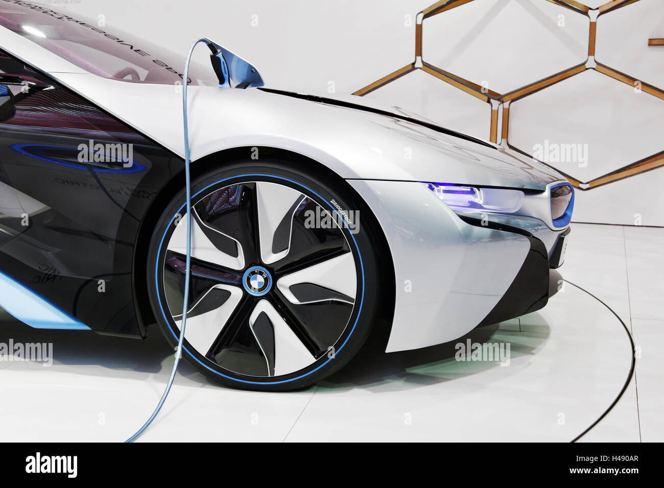 BMW i8 Concept, hybride de voiture de sport, de la conception, de l'International Motor Show, Internationale Automobilausstellung IAA 2011, Francfort sur le Main, Banque D'Images