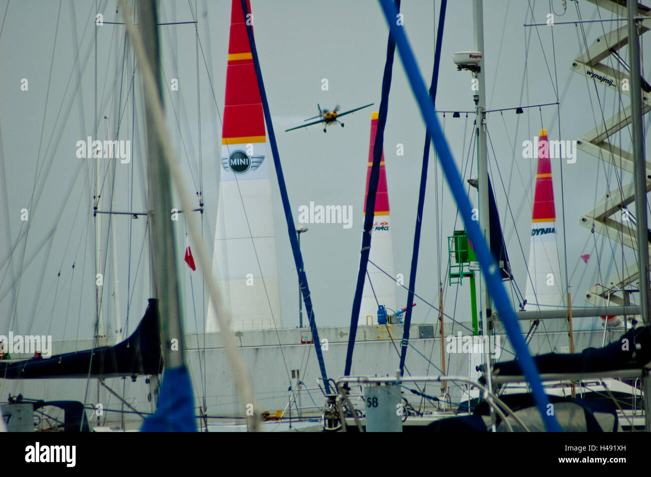 Red Bull Race Gdynia en 2014. Banque D'Images